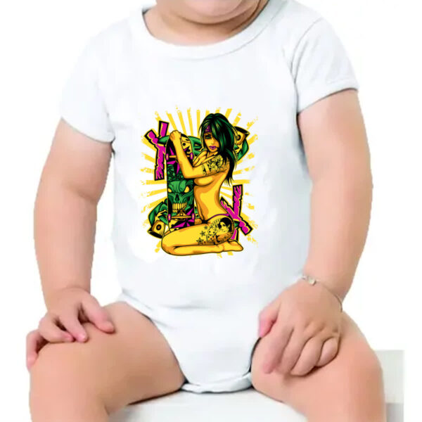 Body infantil Gangster Girl Skate - Imagem 4