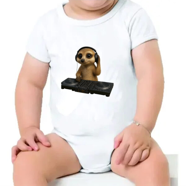 Body infantil Suricato DJ - Imagem 4