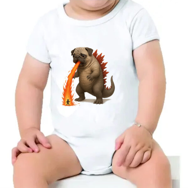 Body infantil PugZilla - Imagem 4