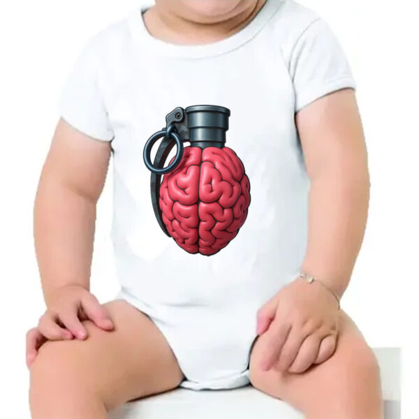 Body infantil Cerebro granada - Imagem 4