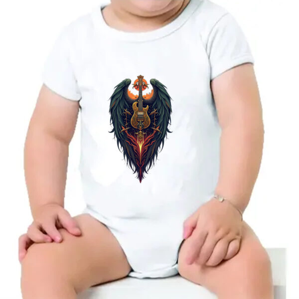 Body infantil Guitarra asas - Imagem 4