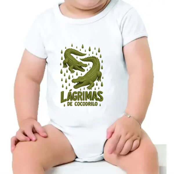 Body infantil Lagrimas de Crocodilo - Imagem 4