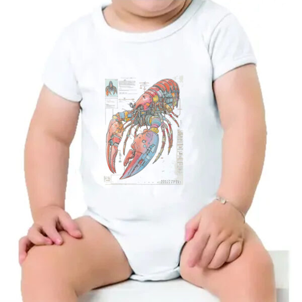 Body infantil Lagosta Mecanica Interna Cyberpunk - Imagem 4