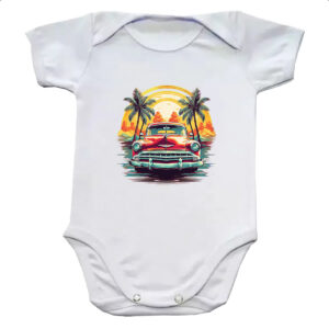 Body infantil Vintage Carro Classico 05