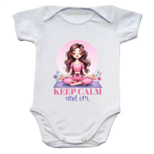 Body infantil Keep Calm and OM