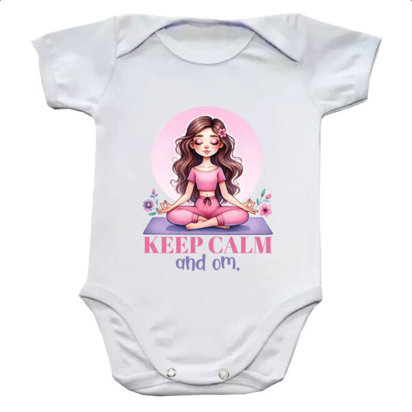 Body infantil Keep Calm and OM