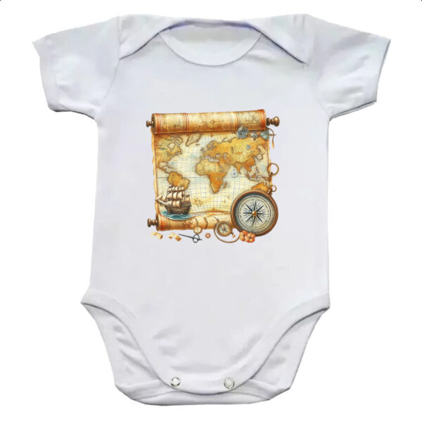 Body infantil Mapa travel art