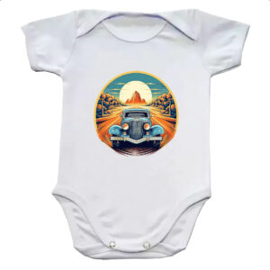 Body infantil Vintage Carro Classico 06