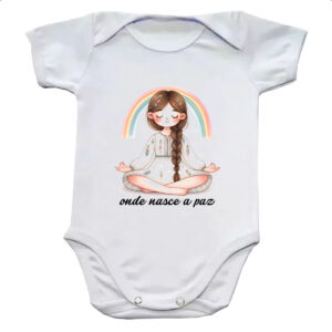 Body infantil Yoga onde nasce a paz