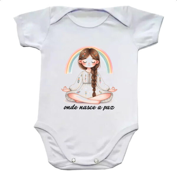 Body infantil Yoga onde nasce a paz