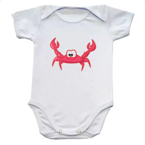 Body infantil Cute Caranguejo