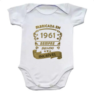 Body infantil Fabricada em 1961 sendo incrivel