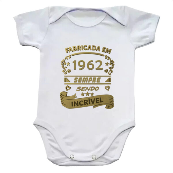 Body infantil Fabricada em 1962 sendo incrivel