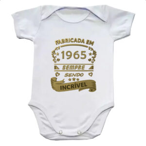 Body infantil Fabricada em 1965 sendo incrivel