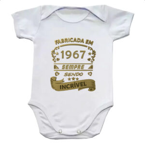 Body infantil Fabricada em 1967 sendo incrivel