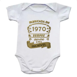 Body infantil Fabricada em 1970 sendo incrivel