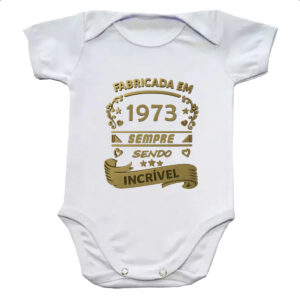 Body infantil Fabricada em 1973 sendo incrivel