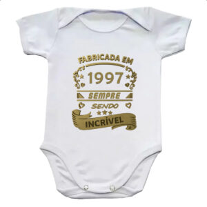 Body infantil Fabricada em 1997 sendo incrivel