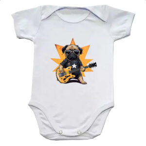 Body infantil Pug Star