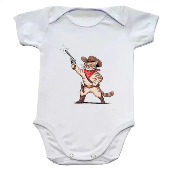 Body infantil Gato Cowboy