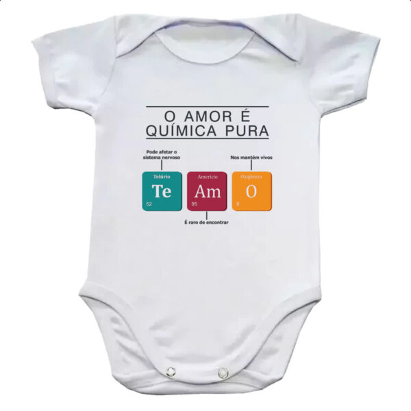 Body infantil Amor quimica pura