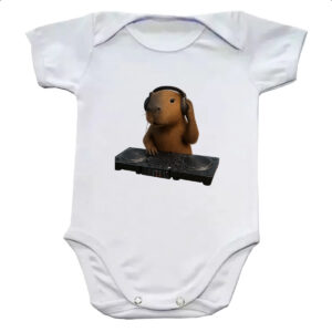 Body infantil Capivara DJ