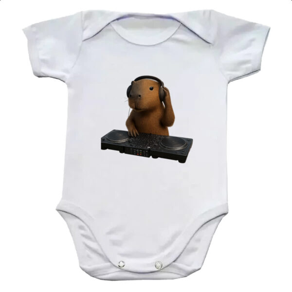 Body infantil Capivara DJ