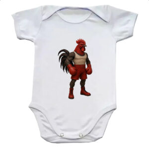 Body infantil Frango Pugilista