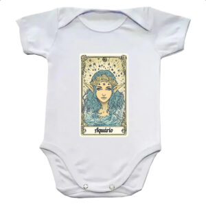 Body infantil Carta Taro Signo Aquario