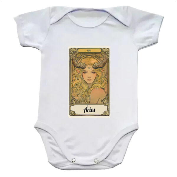 Body infantil Carta Taro Signo Aries