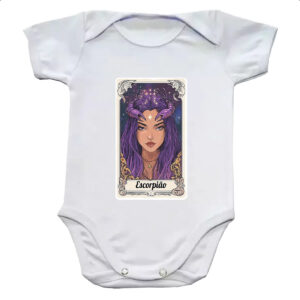 Body infantil Carta Taro Signo Escorpiao