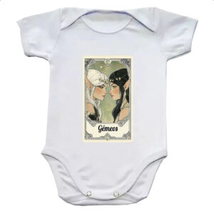 Body infantil Carta Taro Signo Gemeos