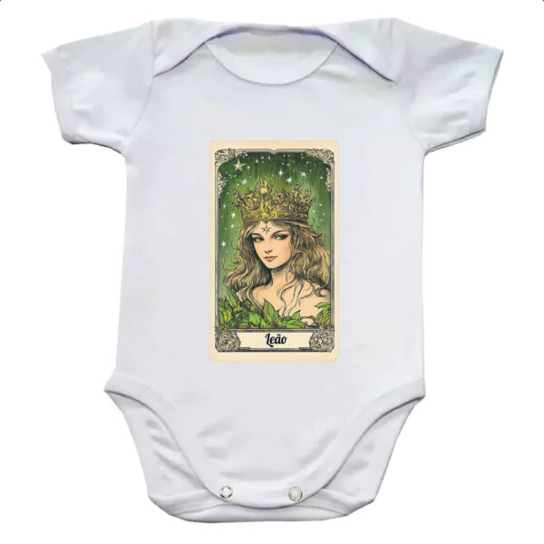 Body infantil Carta Taro Signo Leao