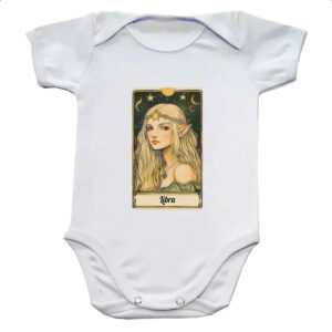 Body infantil Carta Taro Signo Libra