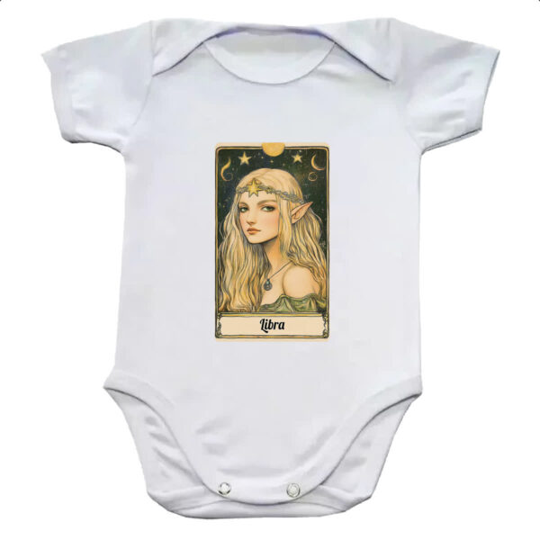 Body infantil Carta Taro Signo Libra