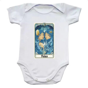 Body infantil Carta Taro Signo Peixes