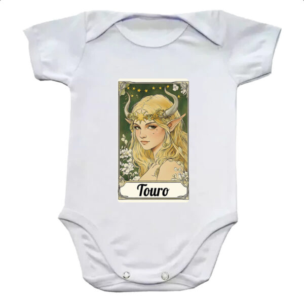Body infantil Carta Taro Signo Touro