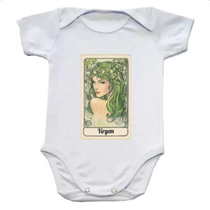 Body infantil Carta Taro Signo Virgem