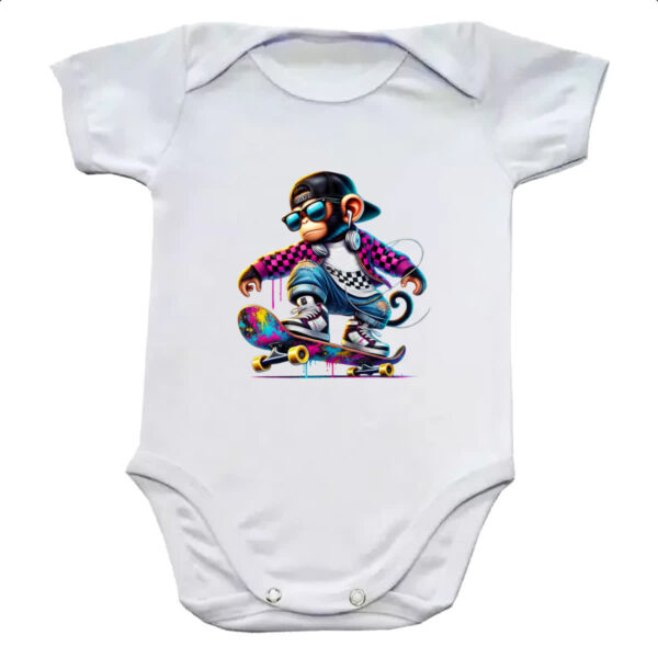 Body infantil Chinpanze hip hop neon