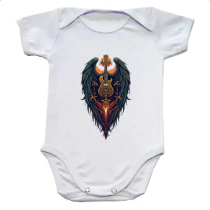 Body infantil Guitarra asas