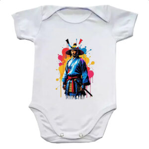 Body infantil Samurai color style art