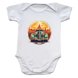 Body infantil Vintage Carro Classico 01