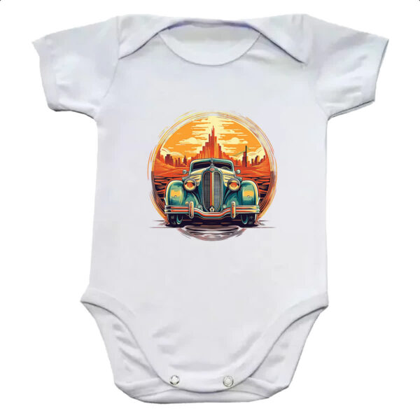 Body infantil Vintage Carro Classico 01