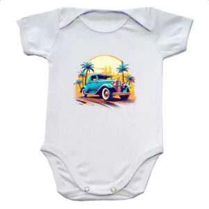 Body infantil Vintage Carro Classico 02
