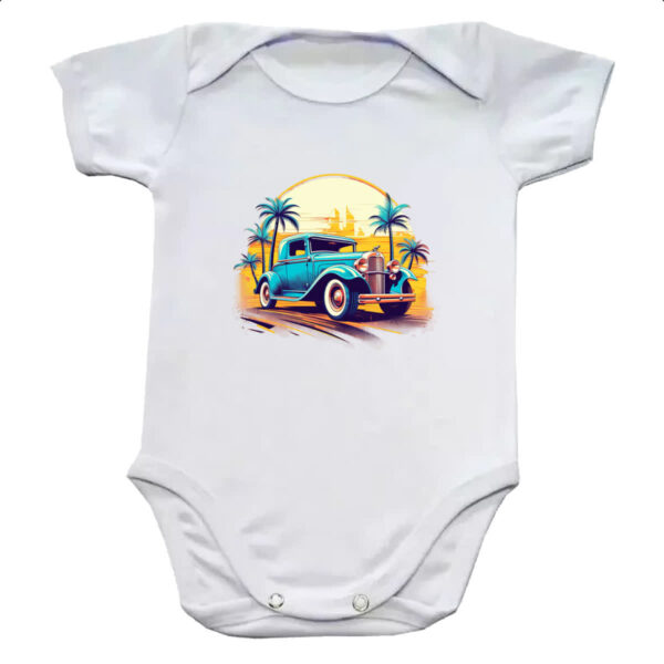 Body infantil Vintage Carro Classico 02