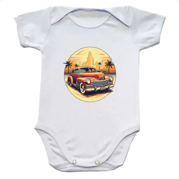 Body infantil Vintage Carro Classico 03