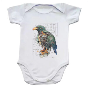 Body infantil Aguia Mecanica Interna Cyberpunk