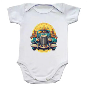 Body infantil Vintage Carro Classico 04