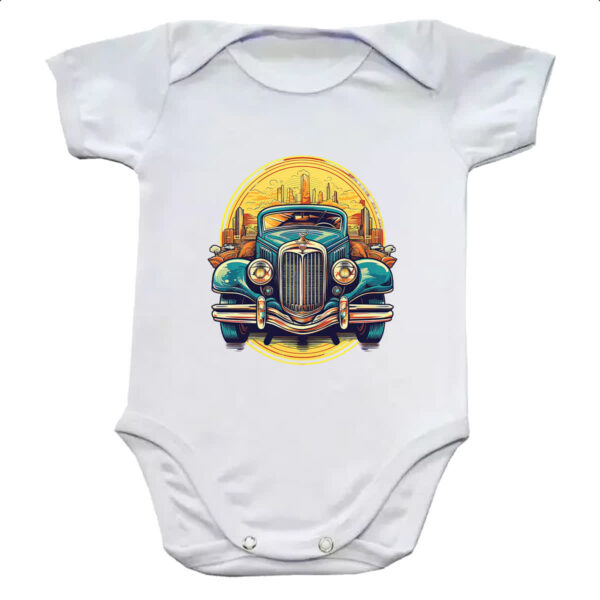 Body infantil Vintage Carro Classico 04