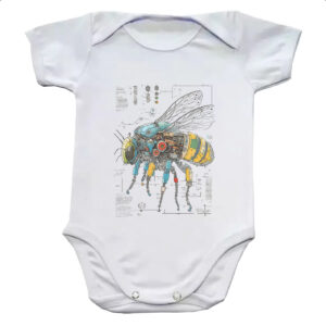 Body infantil Mosca Mecanica Interna Cyberpunk